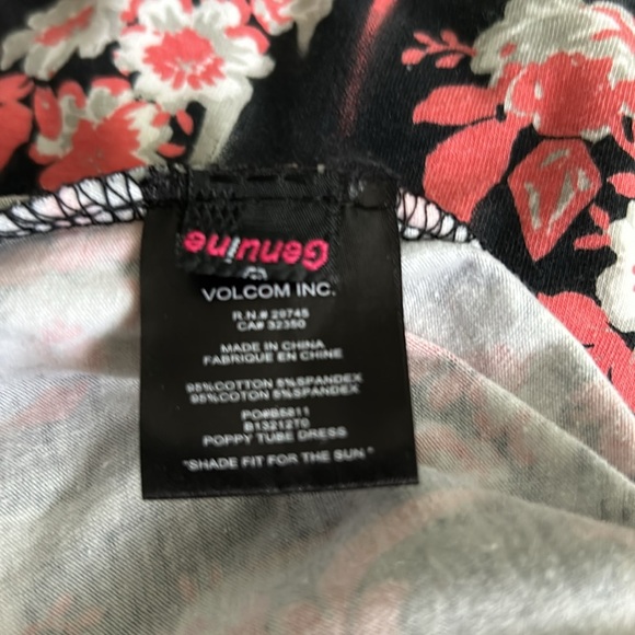 NWT Volcom strapless dress - Picture 5 of 5